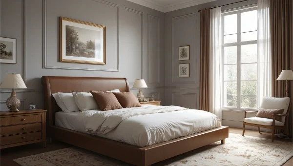 Classic Elegant American Retro Bedroom bedroom