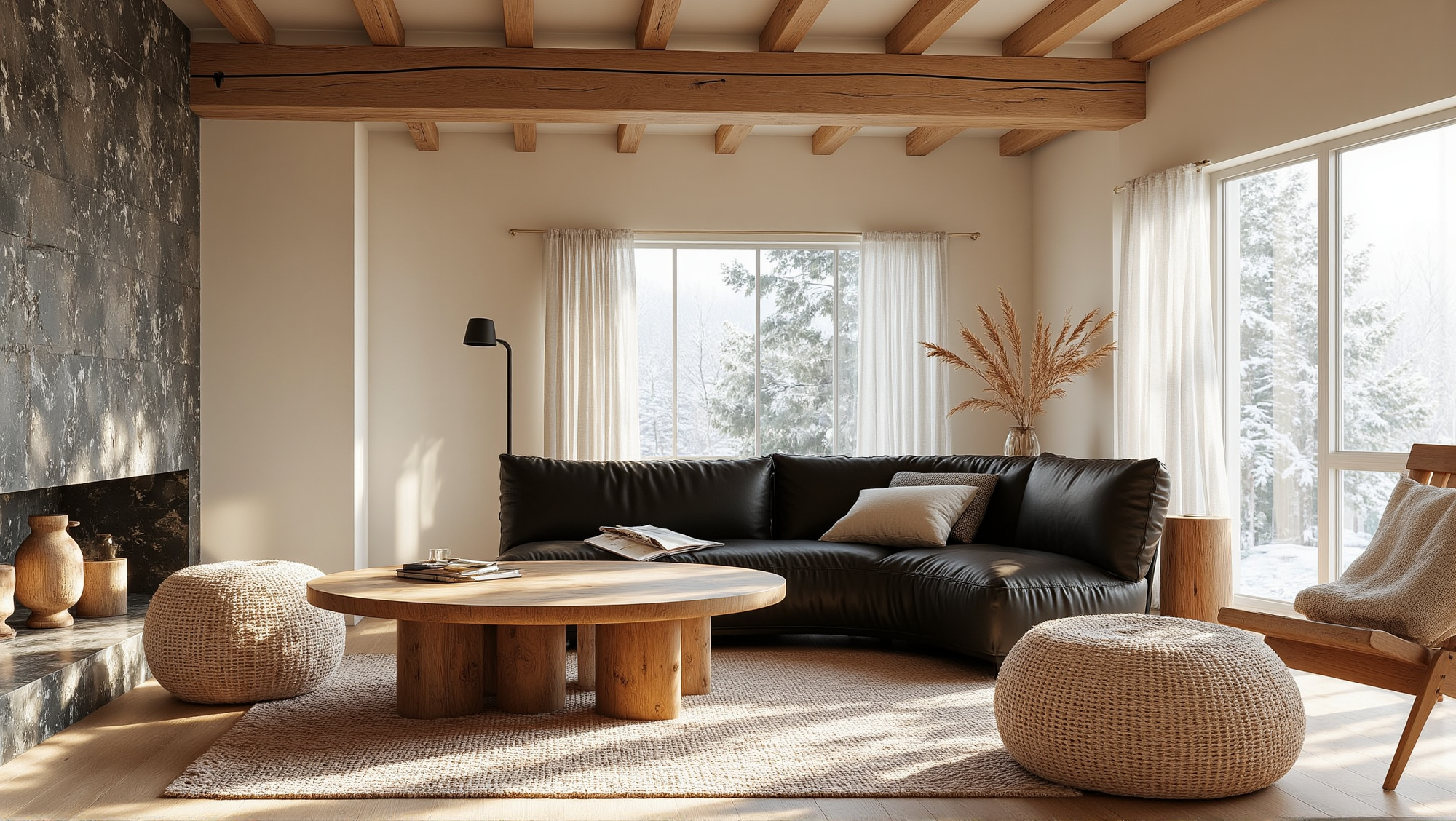 Natural Nordic Style Living Room Serie Living room 4