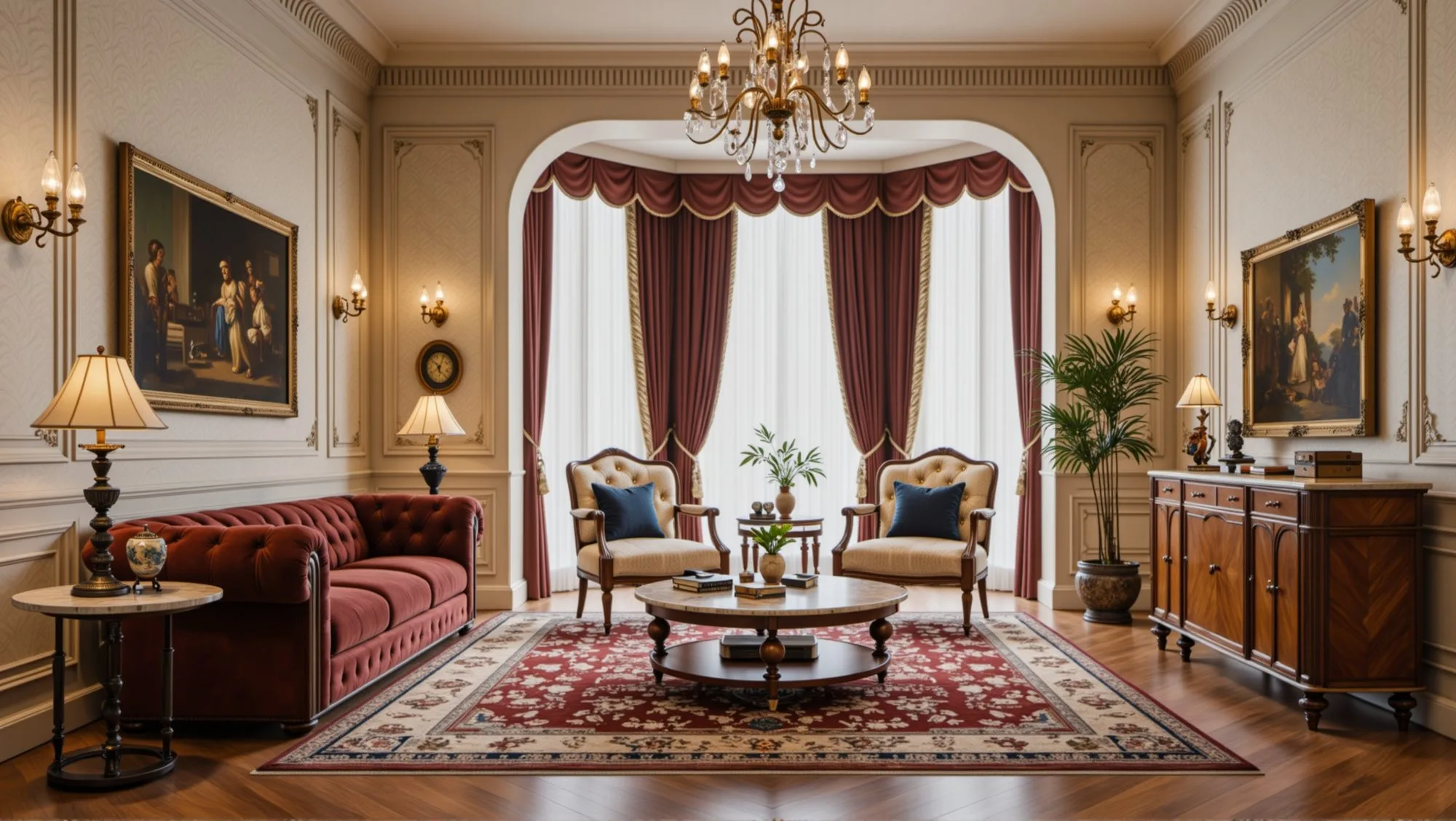 Elegant and Luxurious Living Room living-room