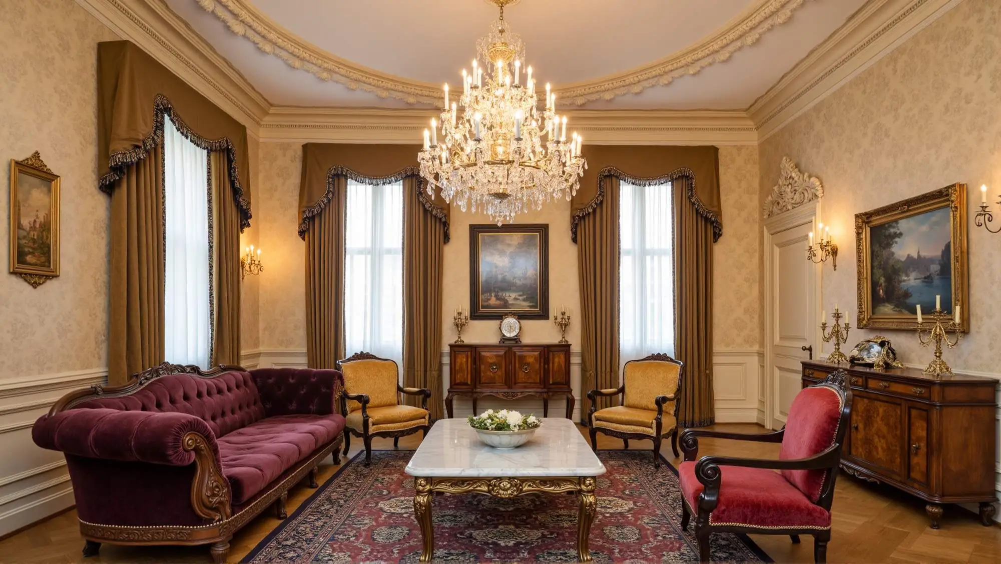 Luxurious and Elegant Living Room living-room