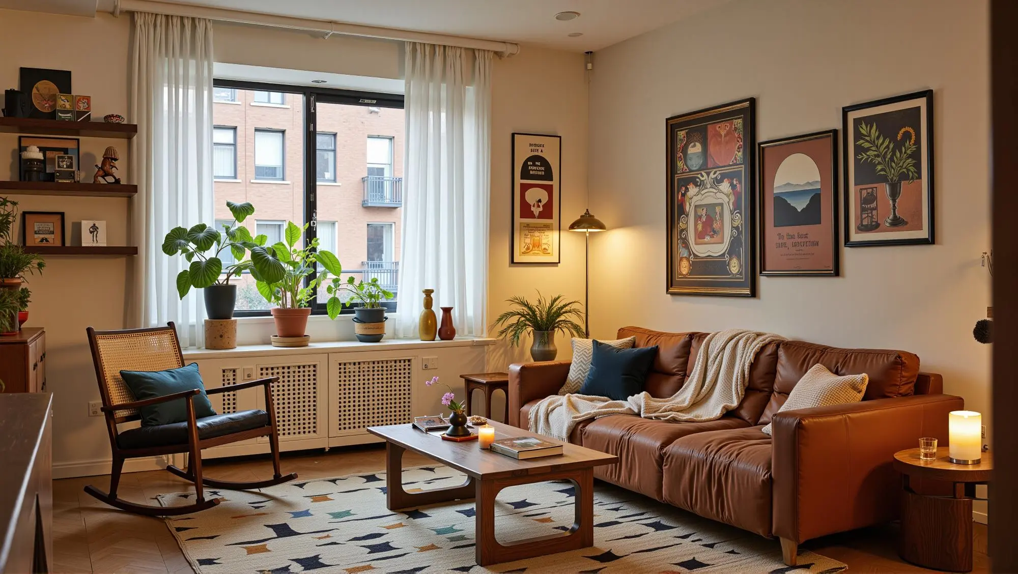 Vintage American Style Warm and Casual Home Vibe living-room