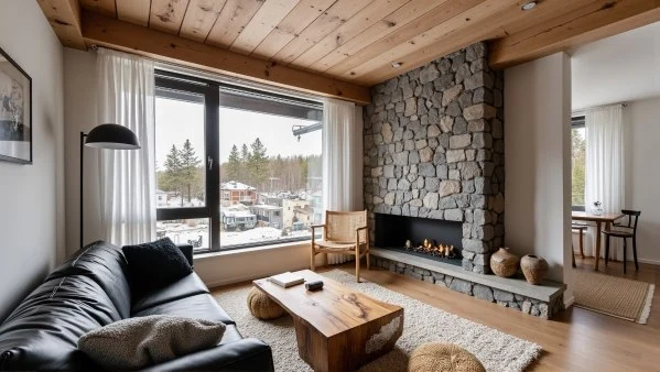 Light Luxury Bedroom and Rustic Mountain Living living-room