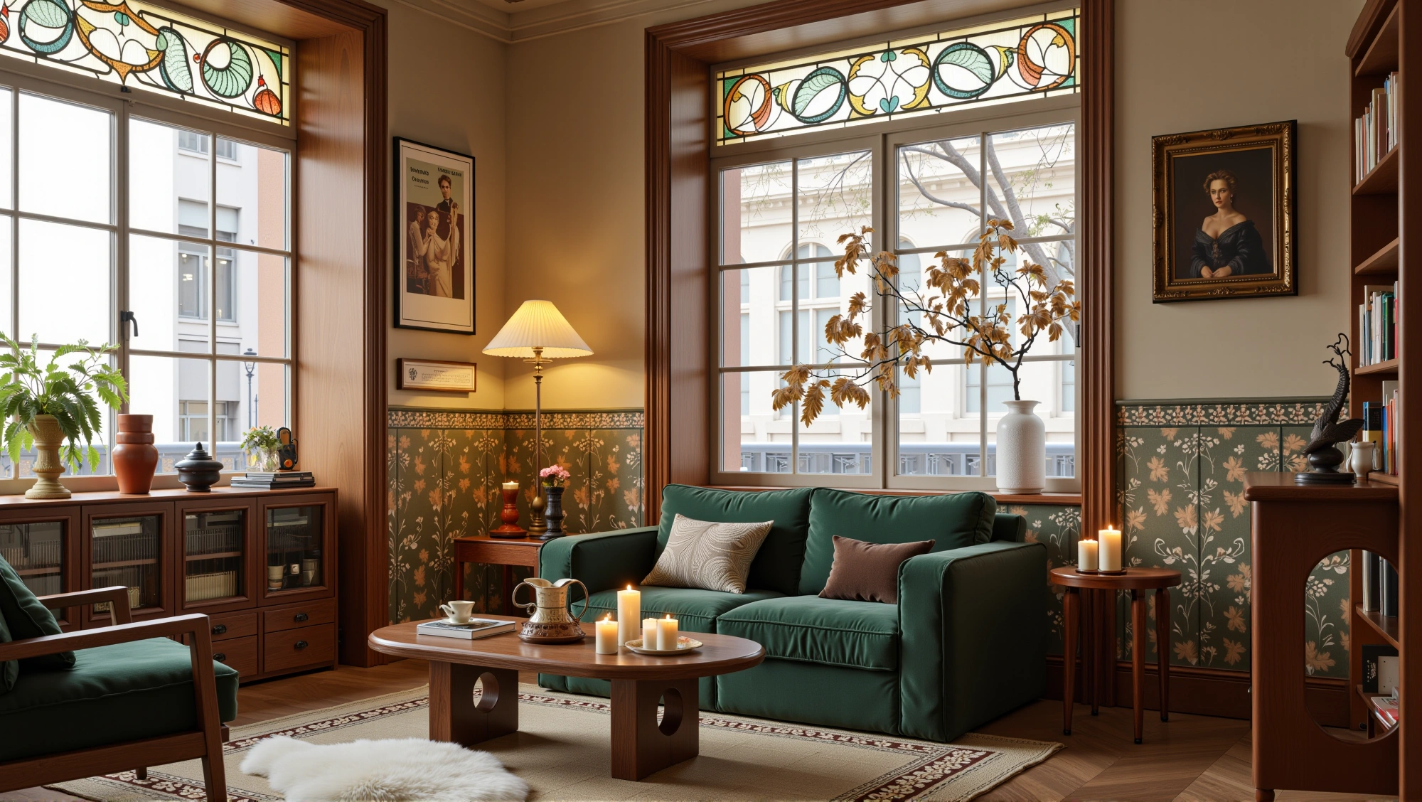 Vintage Elegant Living Room Living room 1