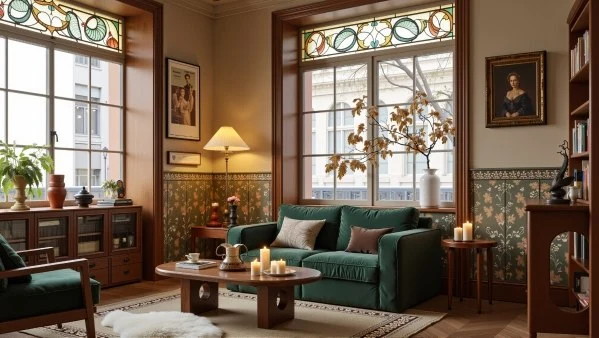 Vintage Elegant Living Room living-room