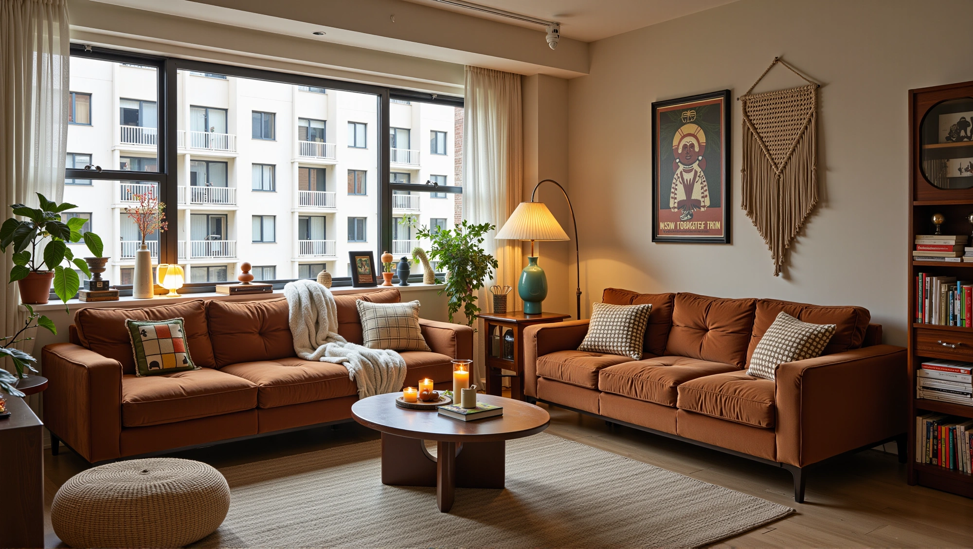 Vintage Warm Living Room: Narrative of Years Living room 2