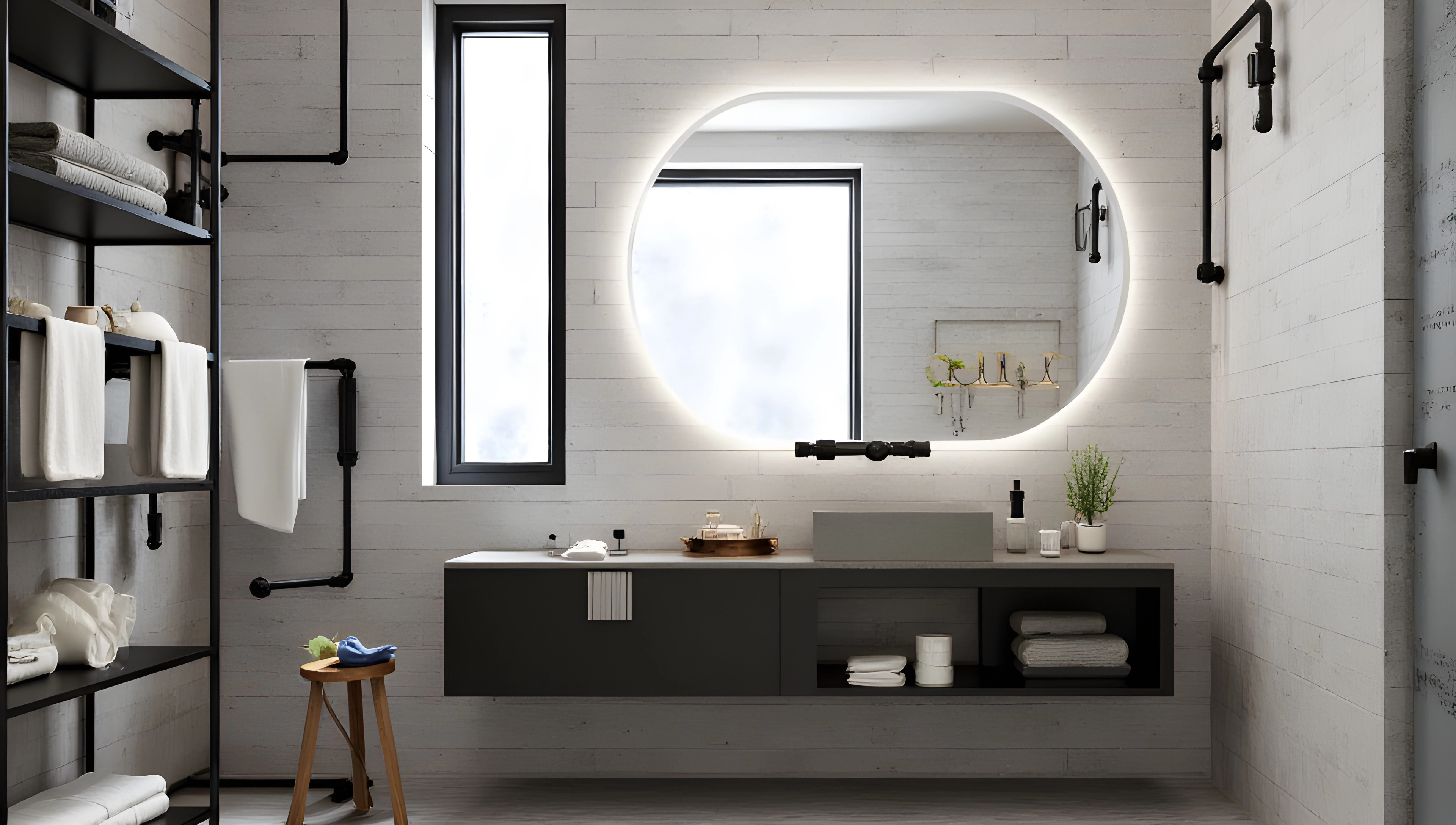 Industrial Modern Bathroom Bathroom 3
