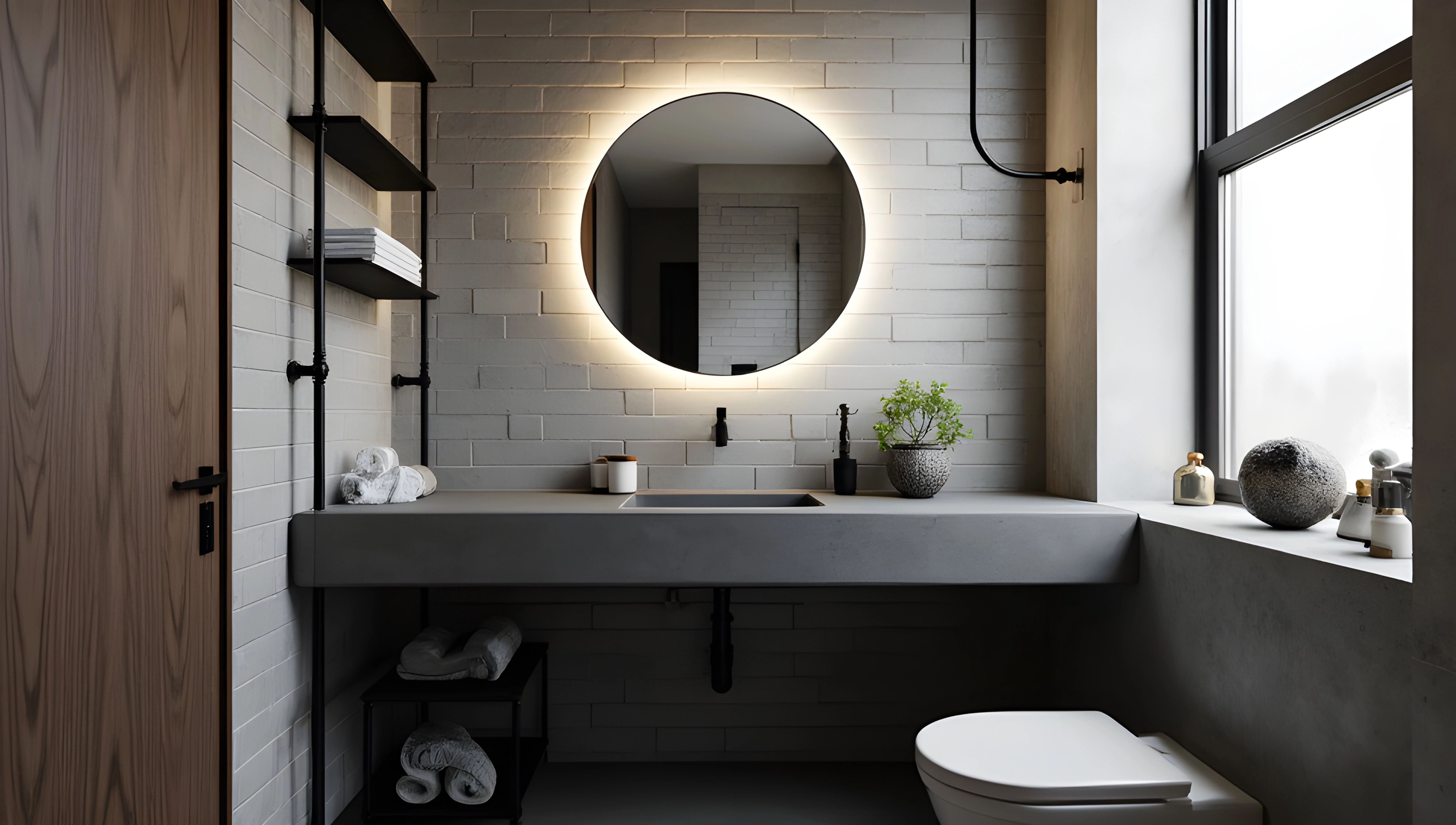 Industrial Modern Bathroom Bathroom 4