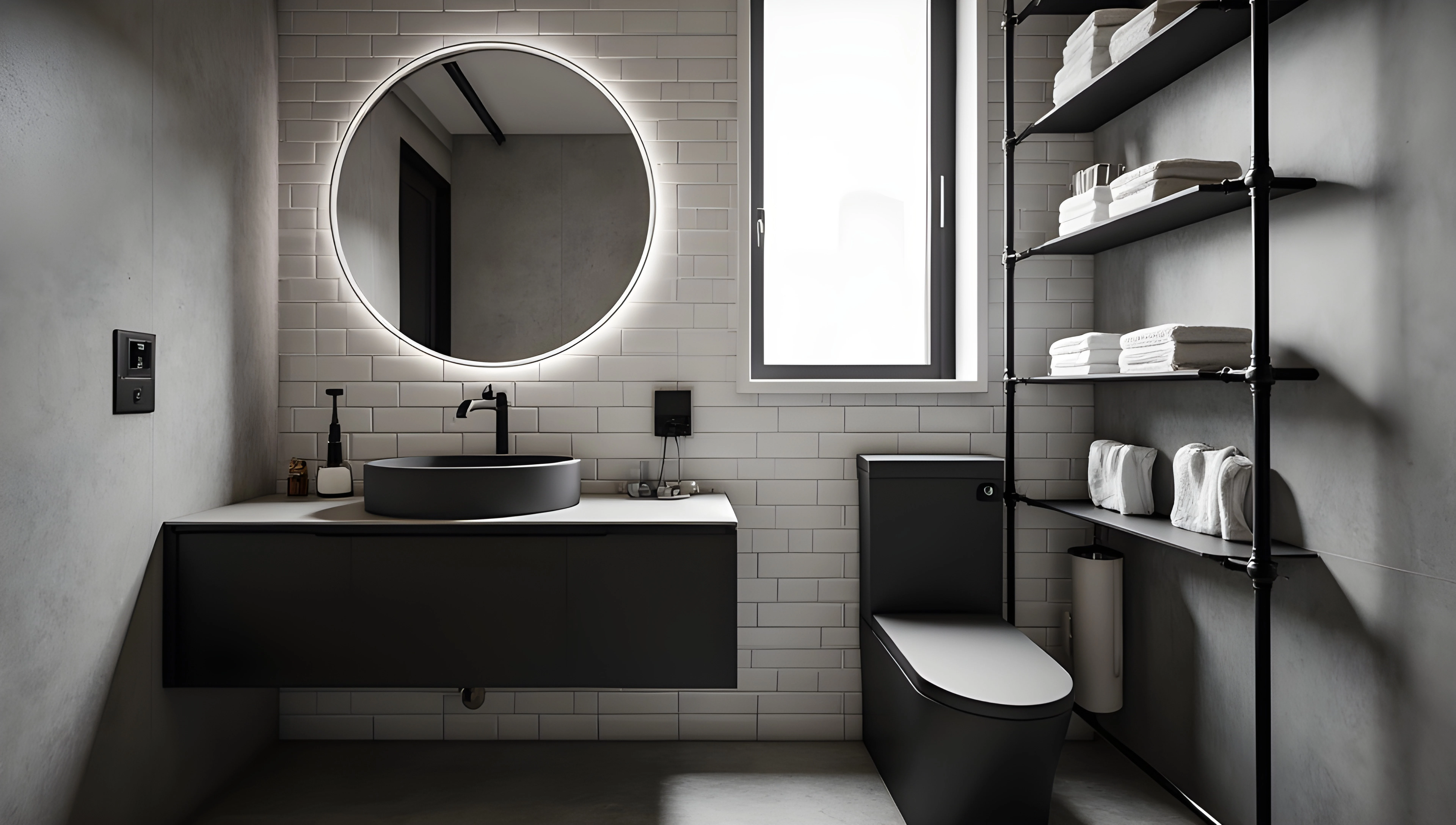 Industrial Modern Bathroom Bathroom 7