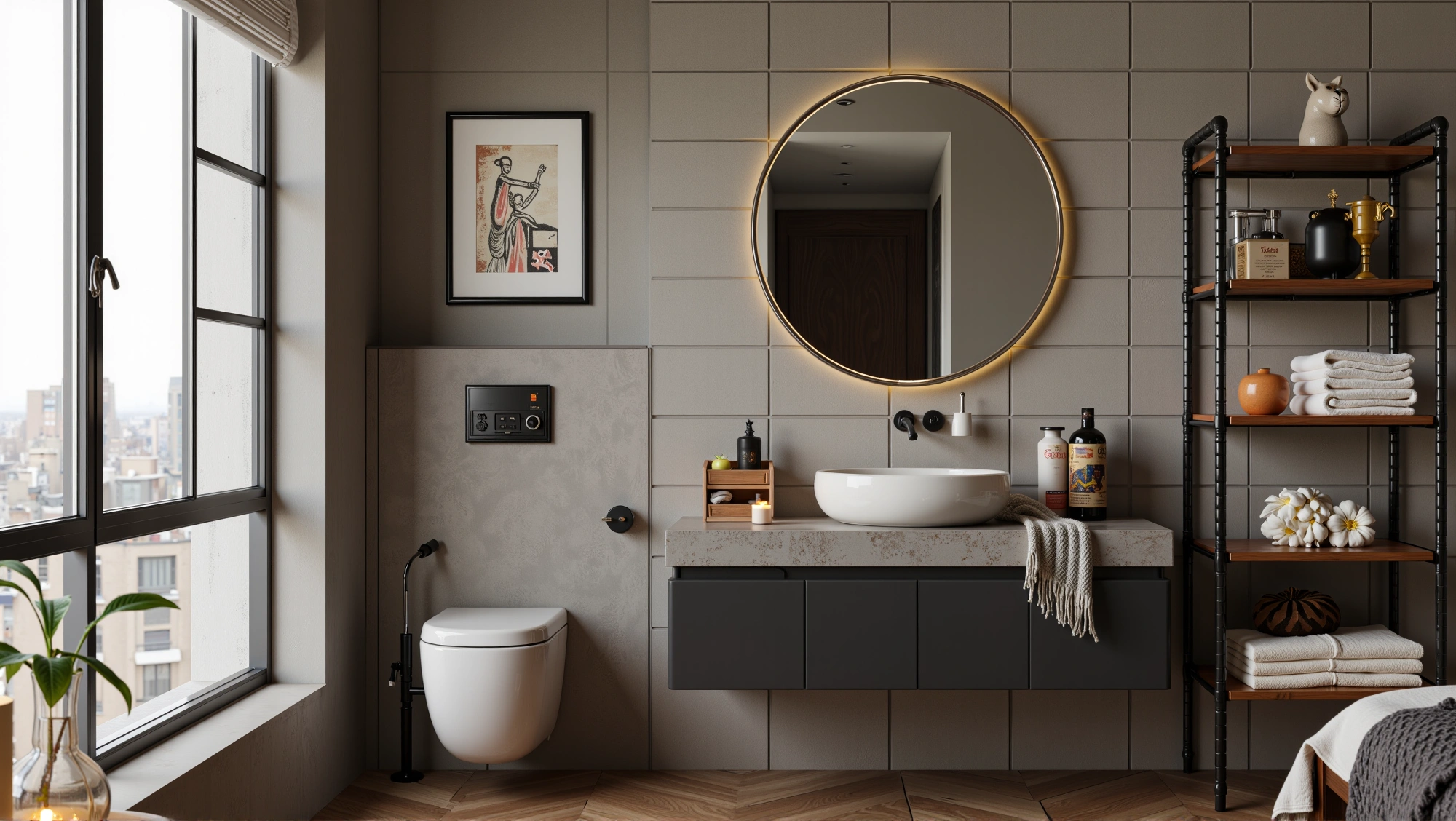 Industrial Modern Bathroom Bathroom 8