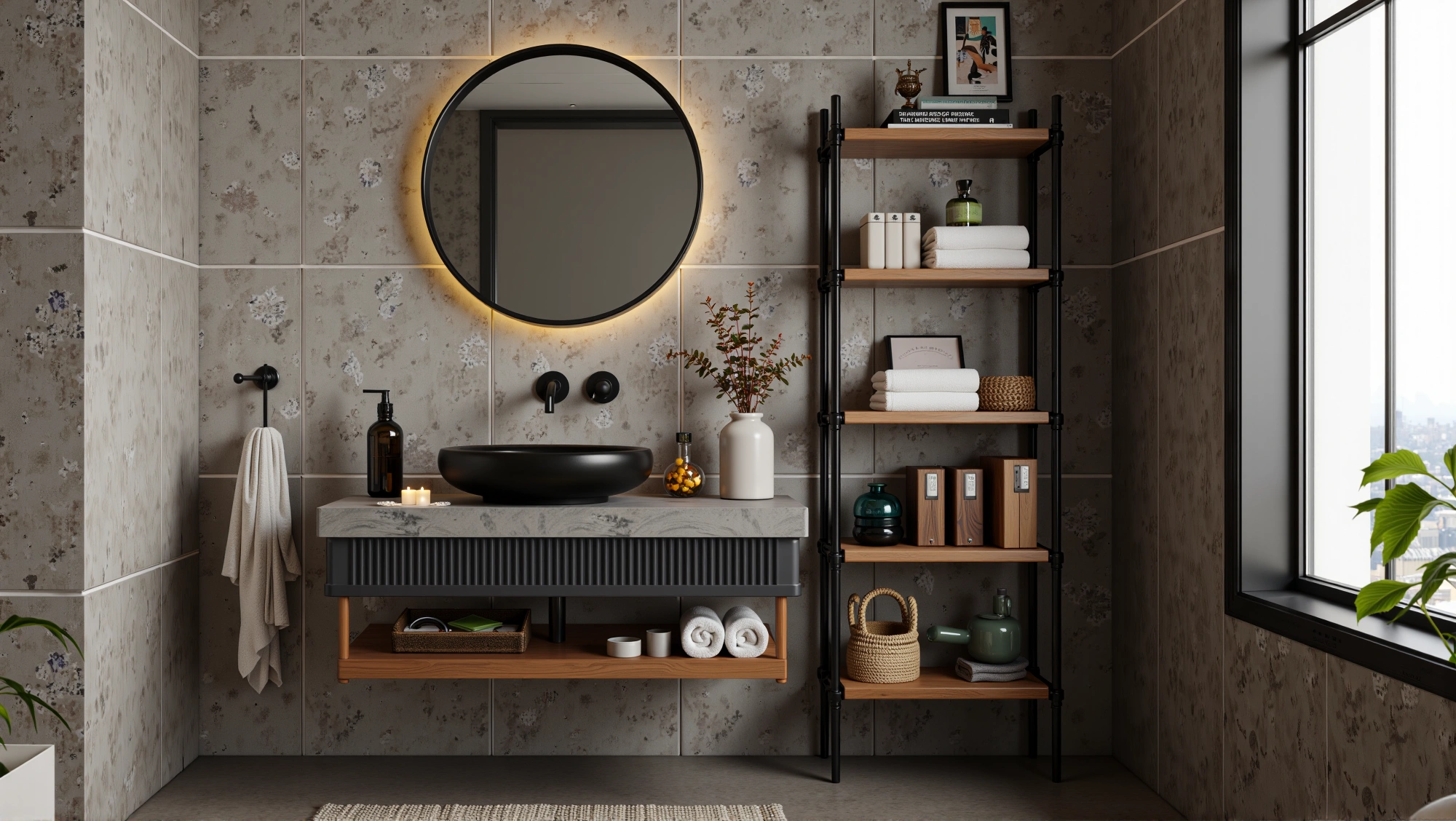 Industrial Modern Bathroom Bathroom 9