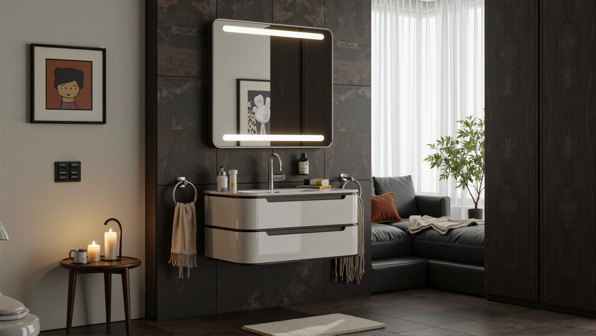 Modern Light Luxury Bathroom Bathroom 2