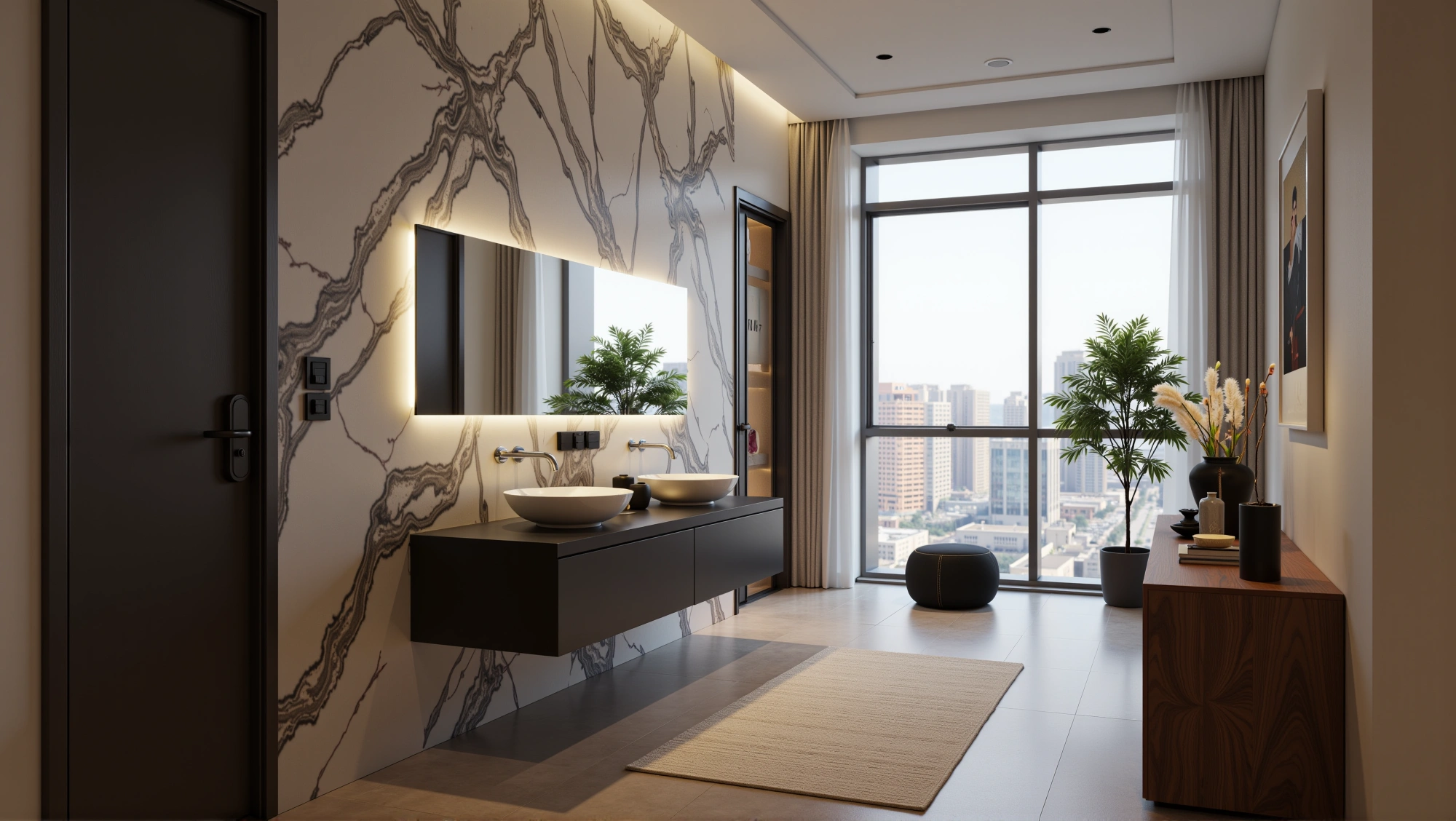 Modern Light Luxury Bathroom Bathroom 3