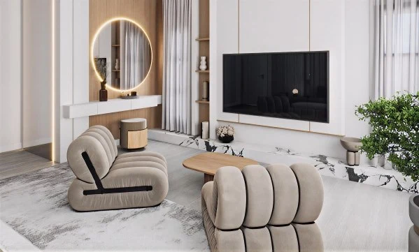 Modern Minimalist Warm Neutrals