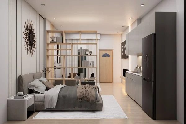 Studio Apartment Design kitchen