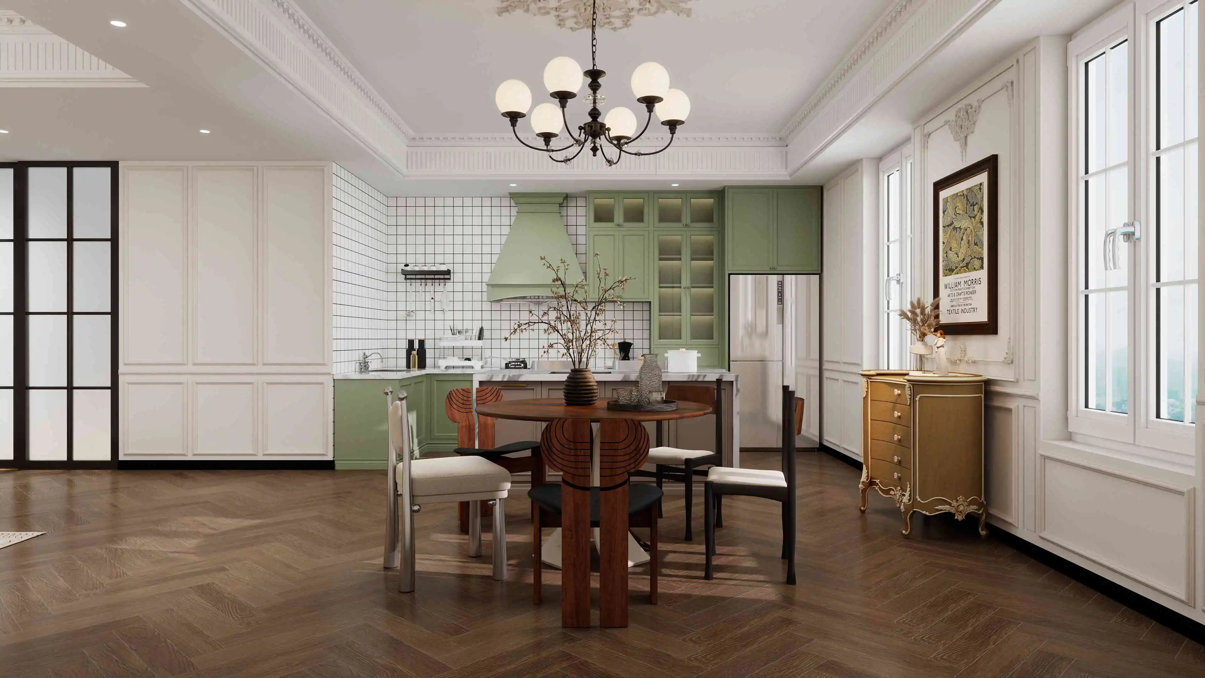 Harmonious Coordination of Retro and Exquisiteness