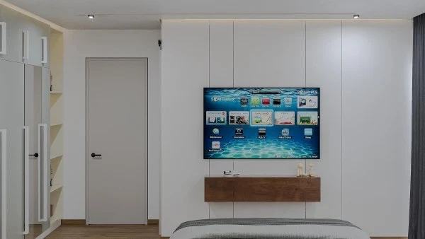 Minimalist Nordic-Inspired Bedroom bedroom