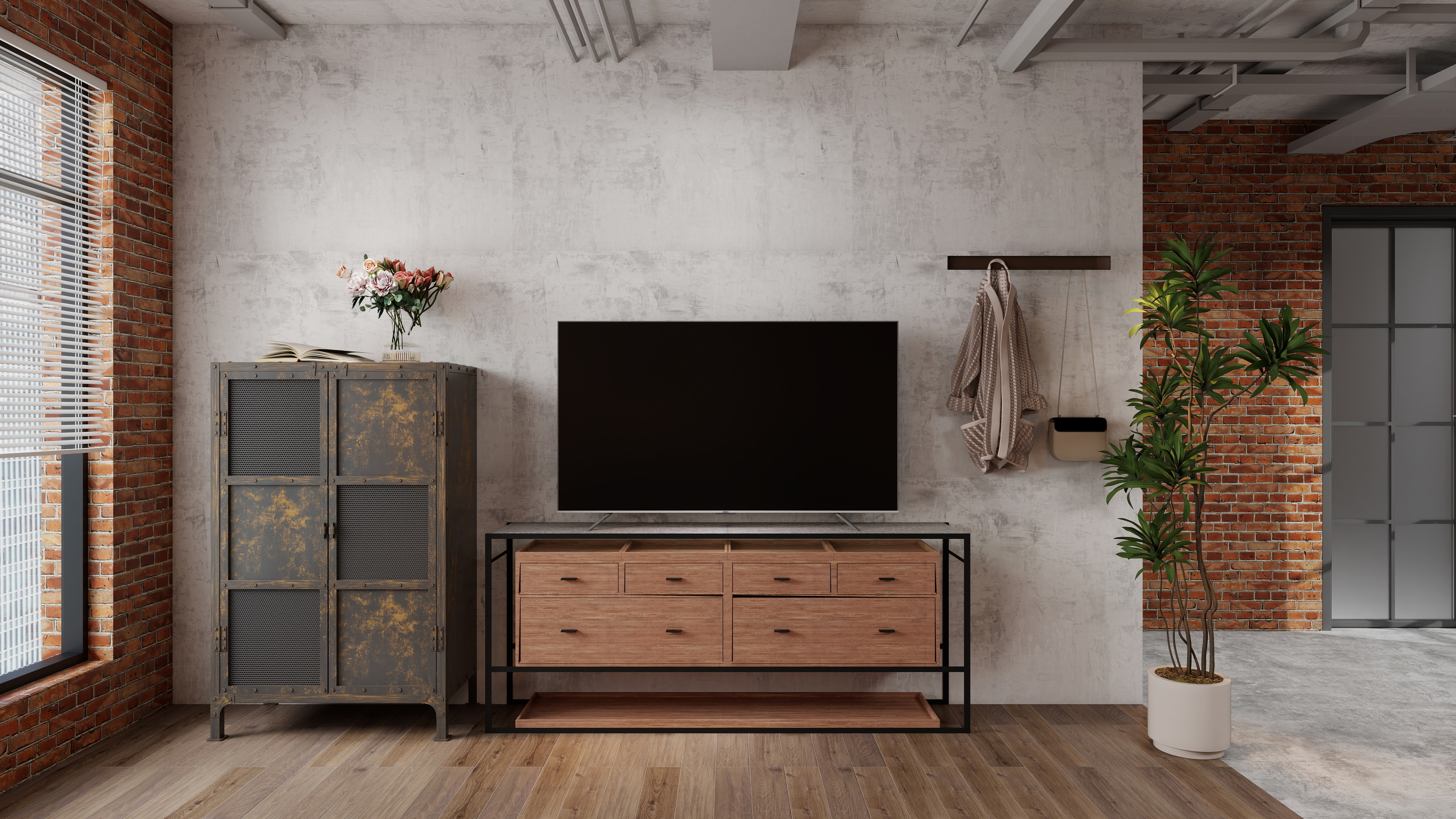 Industrial Style Space Series Living room 3