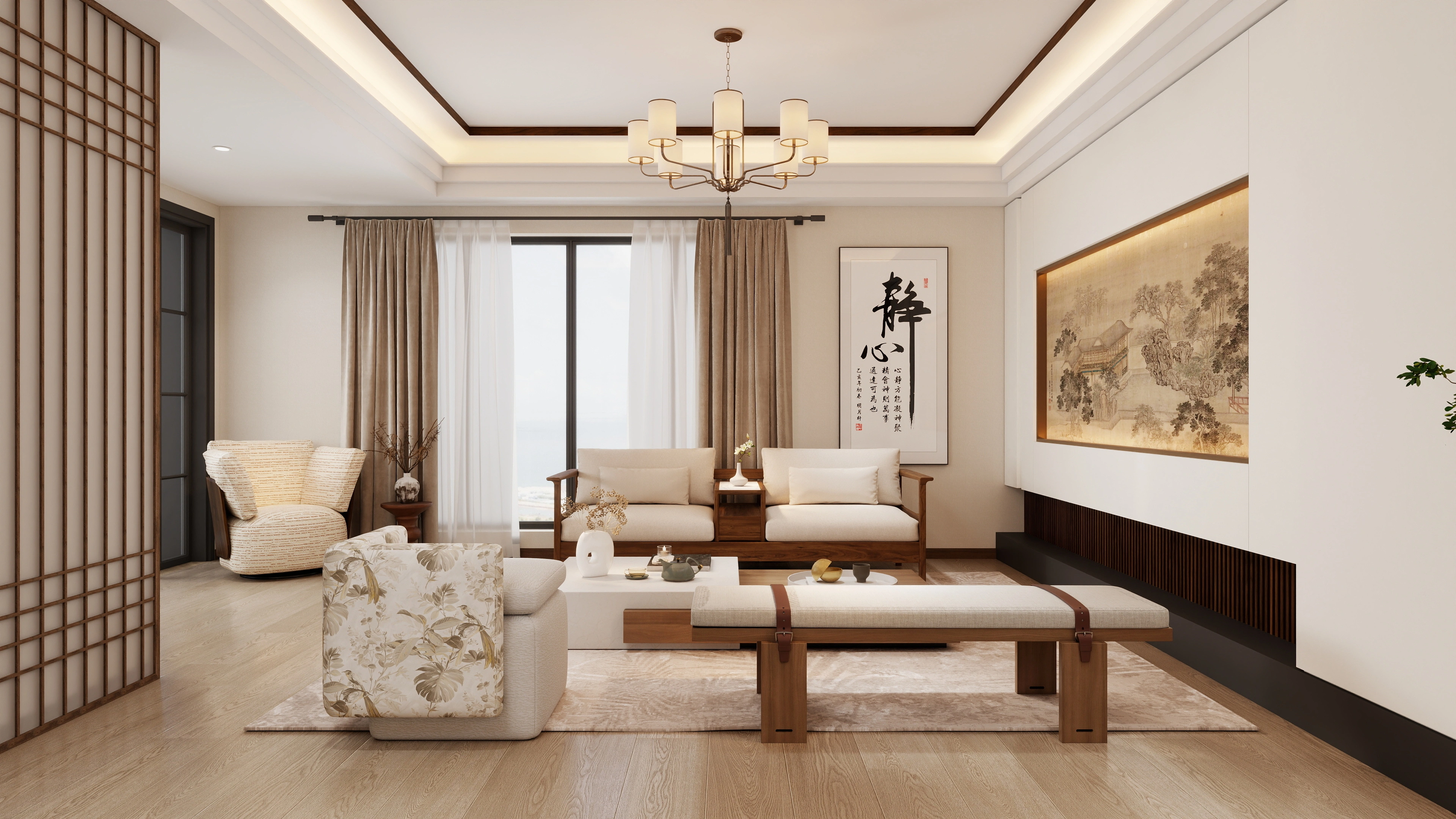 Elegance of New Chinese Style, Poetic Home Space