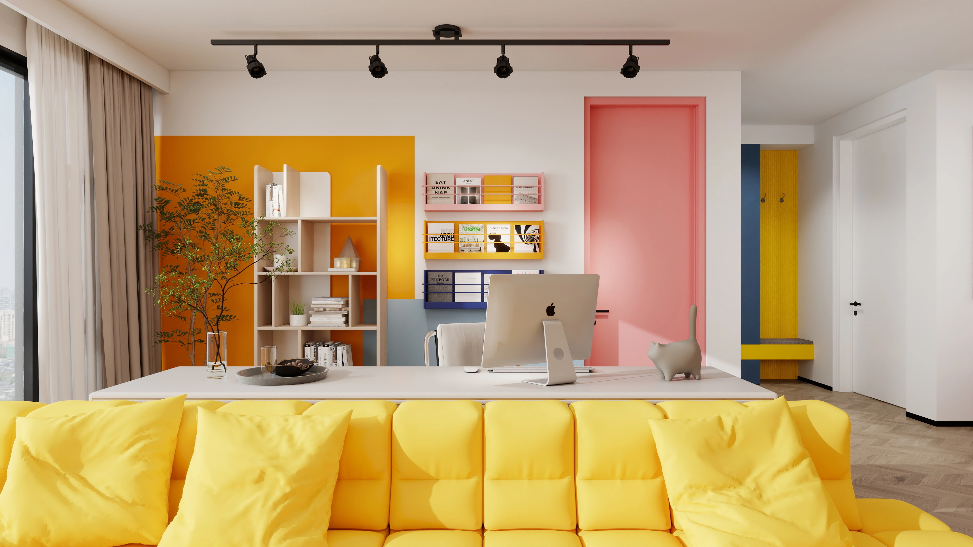 Color-Collision Dopamine Playful Daily Life Living room 5