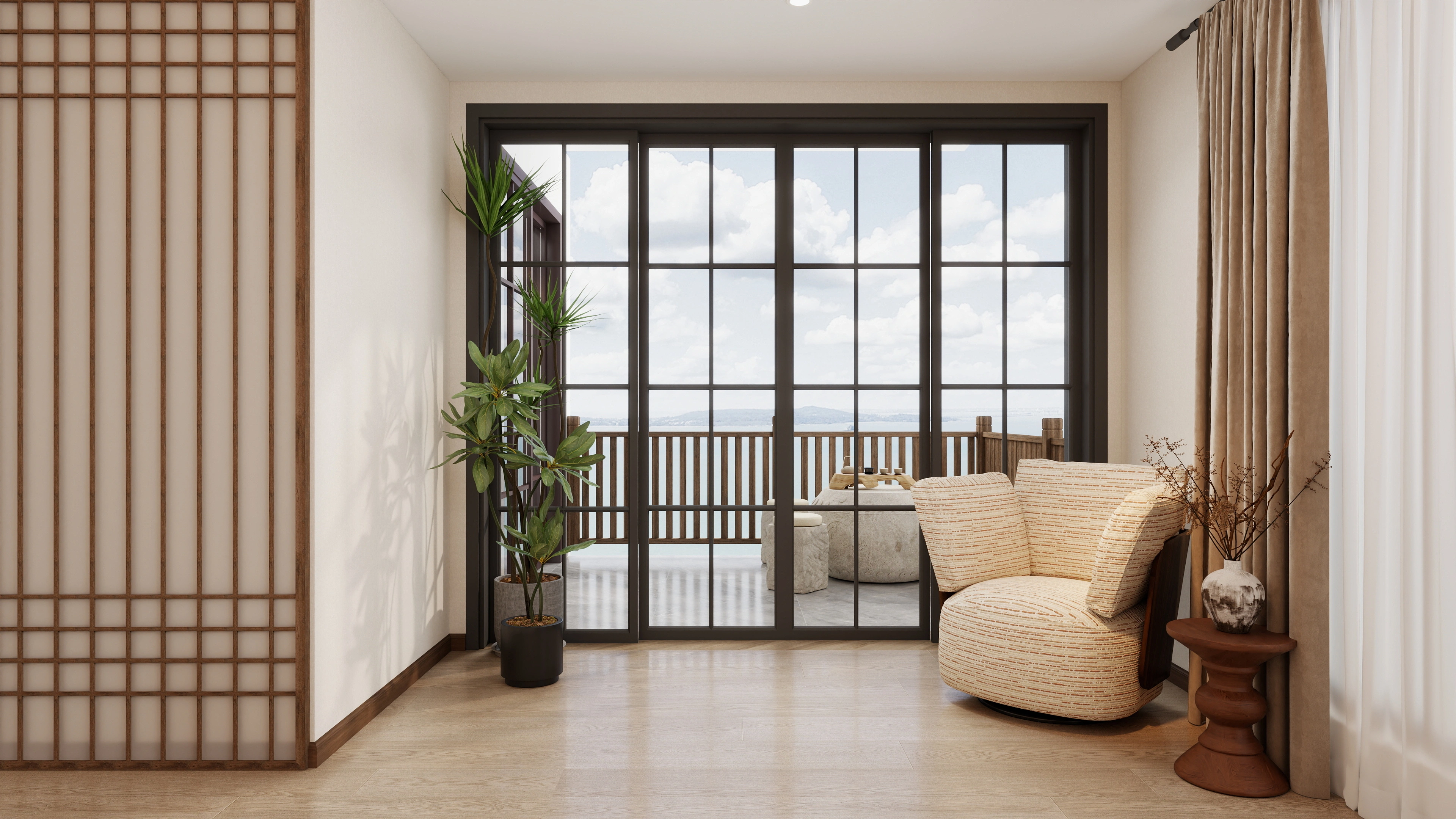 Elegance of New Chinese Style, Poetic Home Space Living room 4