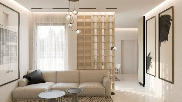 Contemporary Minimalist Living Lounge living-room