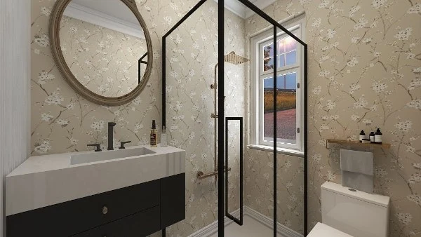 Neoclassical Modern Bedroom bathroom