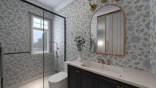 Neoclassical Modern Bedroom bathroom