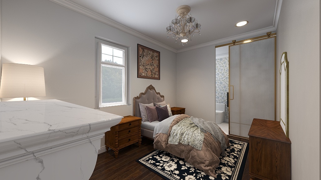 Neoclassical Modern Bedroom Bedroom 1
