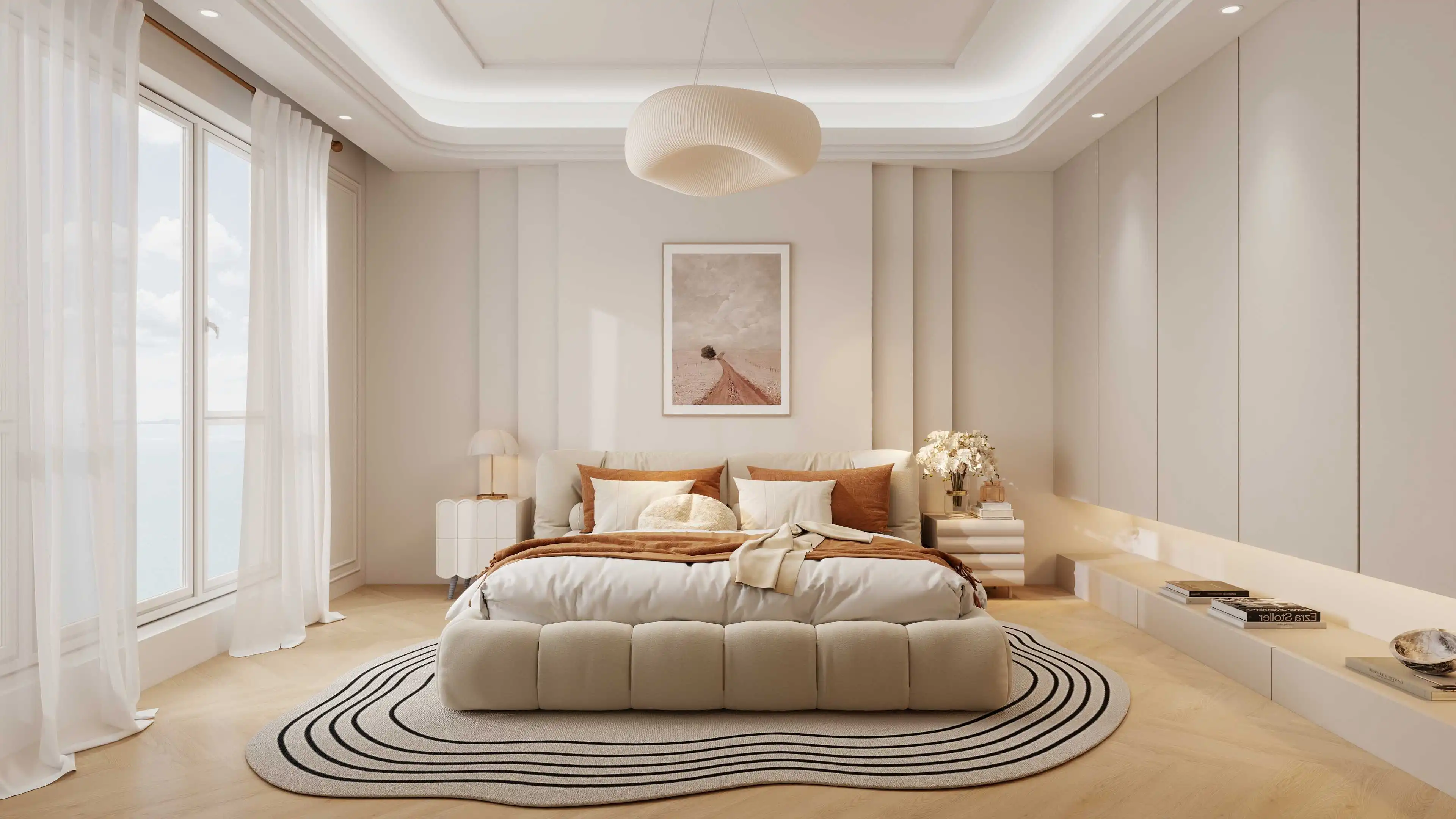 Cream-Colored Light Luxury, Elegant Home Realm