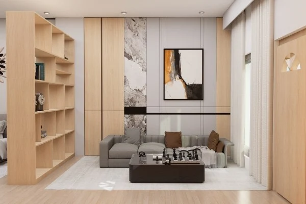 Studio Apartment Design living-room